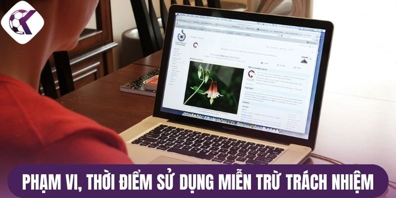 Phạm vi, thời điểm sử dụng miễn trừ trách nhiệm
